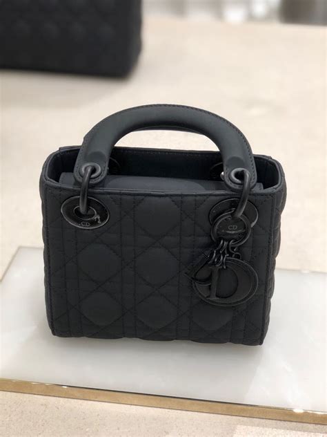 mini lady dior matte black|lady dior wallet.